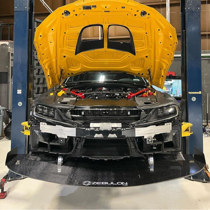 Toyota A90 Supra Carbon Fiber Front Splitter | Zebulon Motorsport