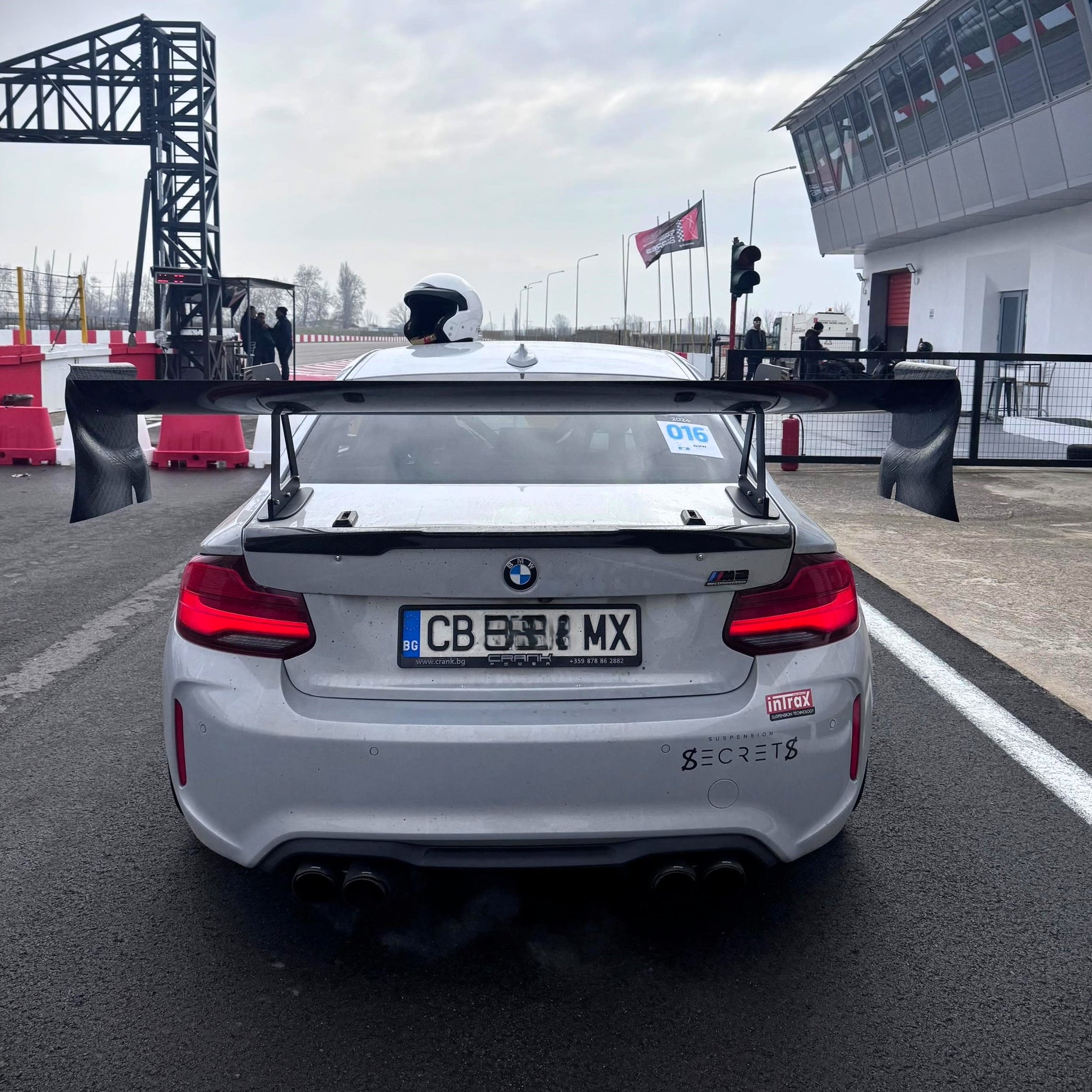 Carbon Rear Wing - BMW M2 CS Factory Race Car